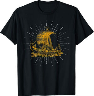 Viking Warrior T-Shirt Valhalla  Old Norse Roots